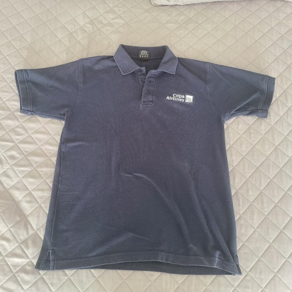 Copa Airlines CM Panama Vintage Polo Shirt Men's L/XL